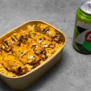 6 Peri Wings with Spicy Rice & Drink